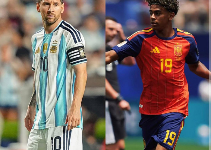 Dari Foto Ikonik ke Final Piala Dunia 2026, Messi vs Lamine Yamal Jadi Duel Dua Generasi