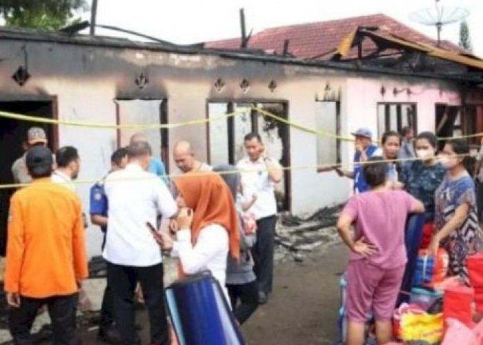 Kebakaran Mess Karyawan SPBU, Polisi ungkap Diduga Akibat Korsleting Listrik