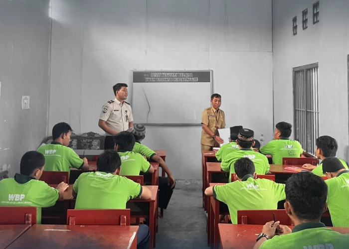 Lapas Lubuklinggau Hadirkan Kelas Pendidikan, Warga Binaan Dapat Harapan Baru untuk Masa Depan