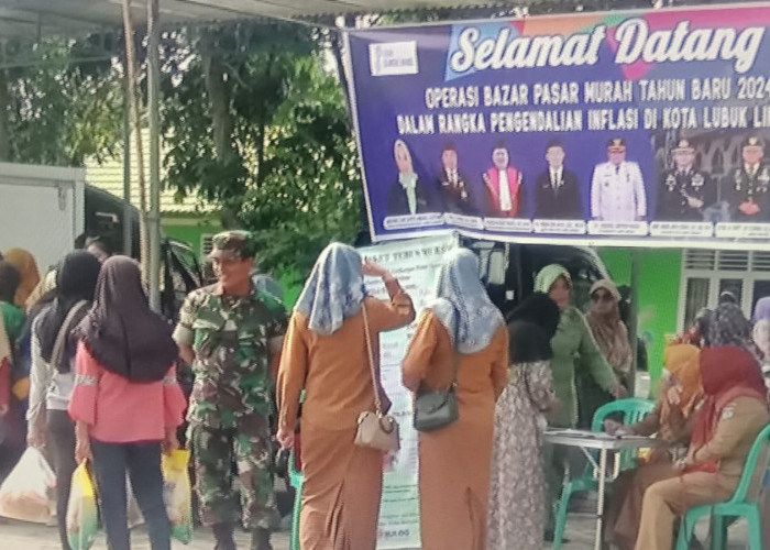 Pemerintah Kota Lubuklinggau Gelar Operasi Pasar Bazar Murah 