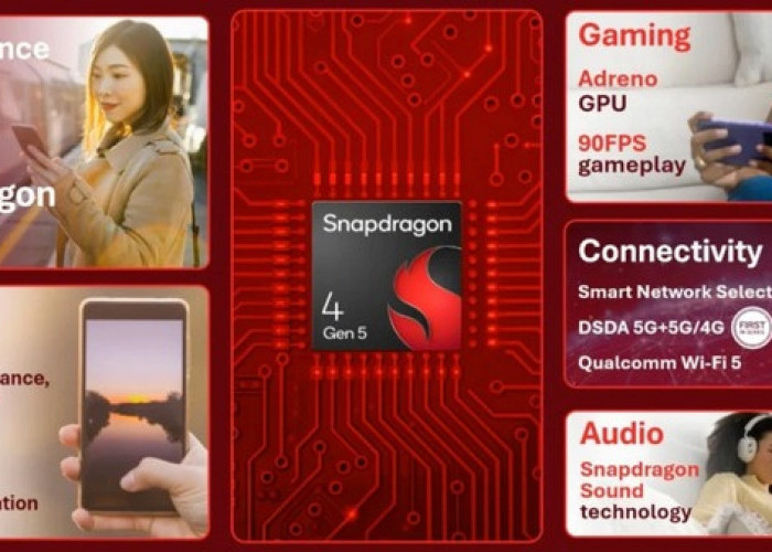 Qualcomm Rilis Snapdragon 6 Gen 5 dan 4 Gen 5, HP Midrange Kini Lebih Kencang