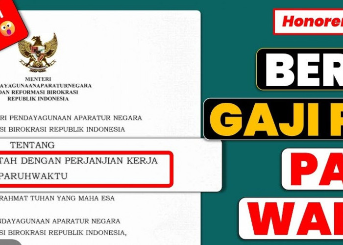 Gaji Pegawai Pemerintah dengan Perjanjian Kerja (P3K) Paruh Waktu Tahun 2025