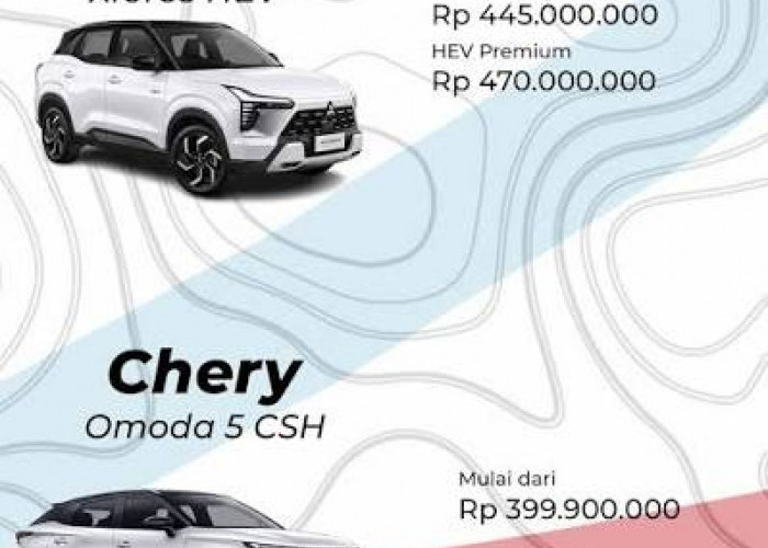 Mitsubishi XForce HEV vs Chery C5 CSH, Duel SUV Hybrid Jepang dan China Adu Performa, Fitur, serta Efisiensi