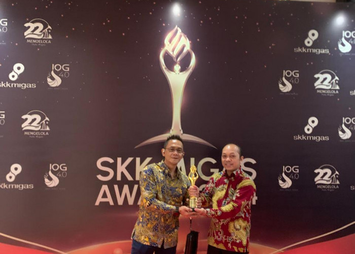 KKKS PT Sele Raya Belida Raih Penghargaan Optimum Production di Ajang SKK Migas Award 2024