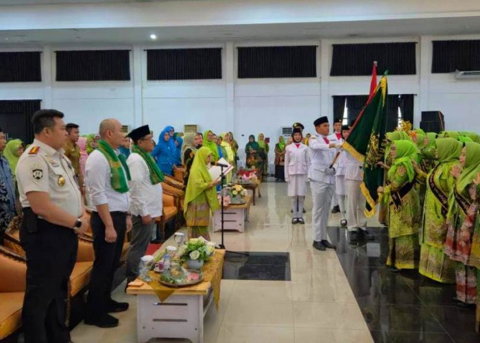 Dukung Kiprah Perempuan NU, Kalapas Narkotika Muara Beliti Hadiri Pelantikan PC Muslimat NU