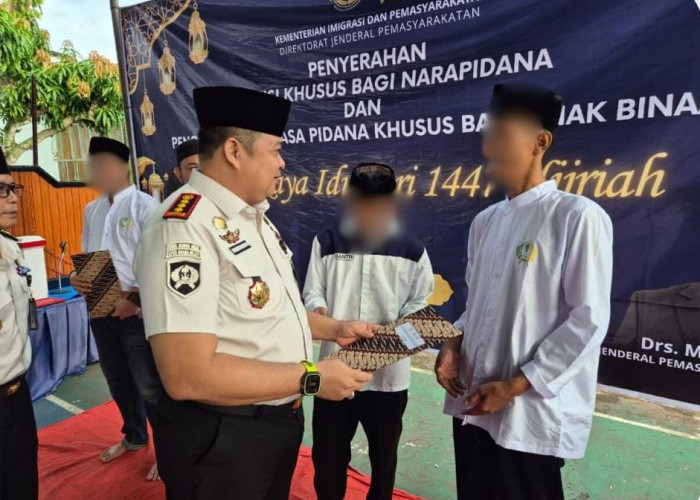 Idul Fitri Penuh Harapan, Warga Binaan Lapas Narkotika Muara Beliti Terima Remisi Khusus