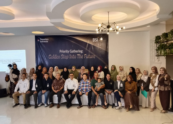 BSI Lubuklinggau Gelar Priority Gathering Golden Step Into The Future, Perkenalkan Tabungan Emas