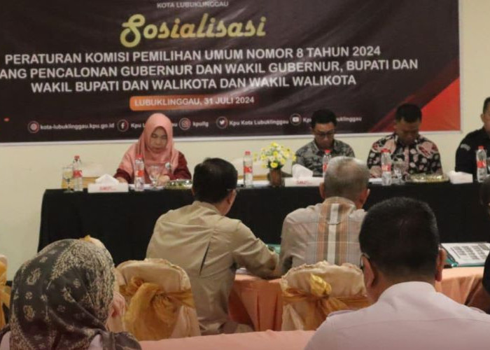 Tentang Pencalonan, KPU Lubuklinggau Sosialisasikan PKPU No.8 Tahun 2024 