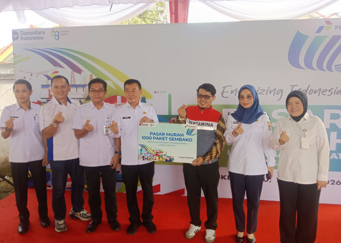 PT Pertamina (Persero) Gelar Pasar Murah di Lubuk Linggau, 1.000 Paket Sembako Disalurkan untuk Warga