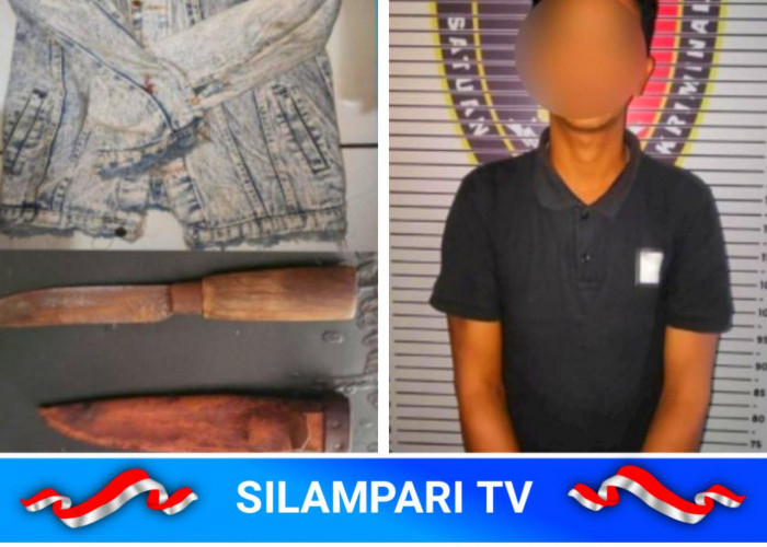 Polisi Amankan Pelaku Penusukan di Kawasan Pasar Inpres Lubuklinggau