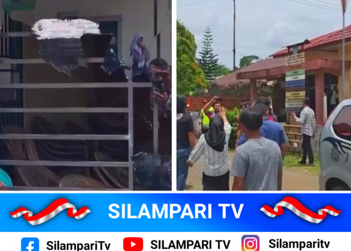 Amarah Warga Meledak, Kantor Lurah Pasar Muara Beliti Rusak Diserang Massa