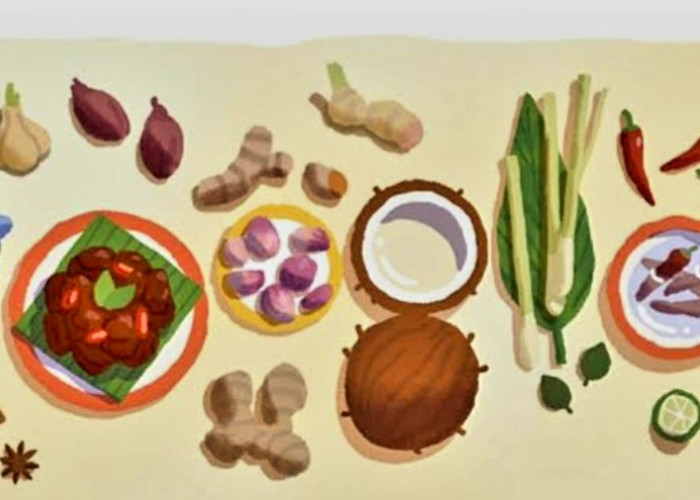 Rendang Jadi Tampilan Google Doodle Hari Ini, Apa Maknanya?