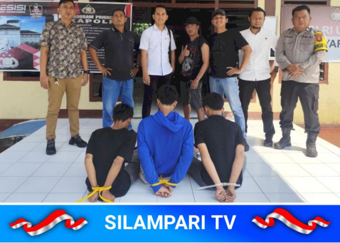 Dua ABG dan Seorang Pemuda di Lubuk Linggau Ditangkap, Diduga Gelapkan Motor demi Main Judi Slot