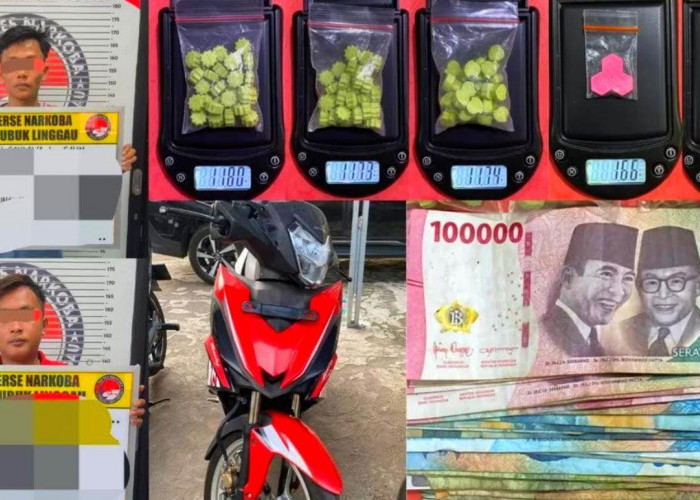 Kabur dari Polisi, Dua Pemuda Rejang Lebong Lompat dari Jembatan, 98 Butir Ekstasi Disita