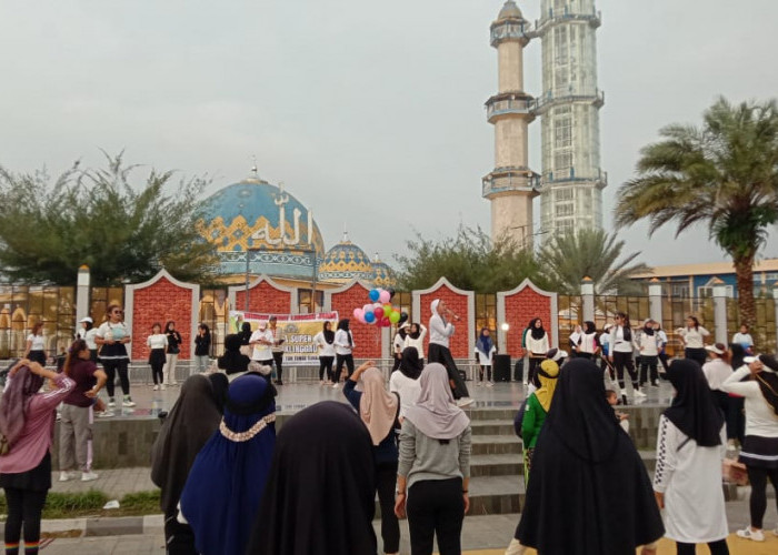 Senam Minggu Sehat di Alun-Alun Merdeka Lubuklinggau, Wadah Baru Gaya Hidup Sehat