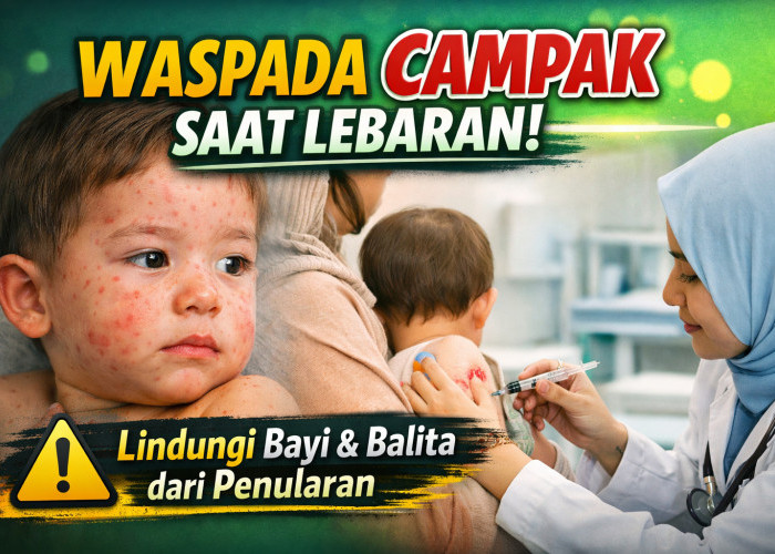 Waspada Campak Saat Lebaran, Orang Tua Diminta Lindungi Bayi dan Balita dari Penularan