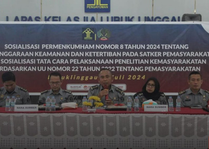 Sosialisasikan Permenkumham Nomor 8 Tahun 2024 Pada Lapas Lubuklinggau