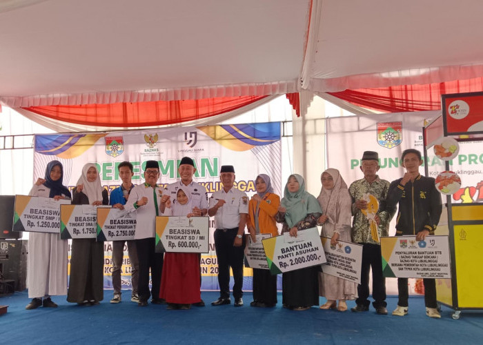 Peresmian Kantor Baznas Lubuklinggau Dirangkai Peluncuran Z Chicken dan Penyaluran Beragam Bantuan Sosial