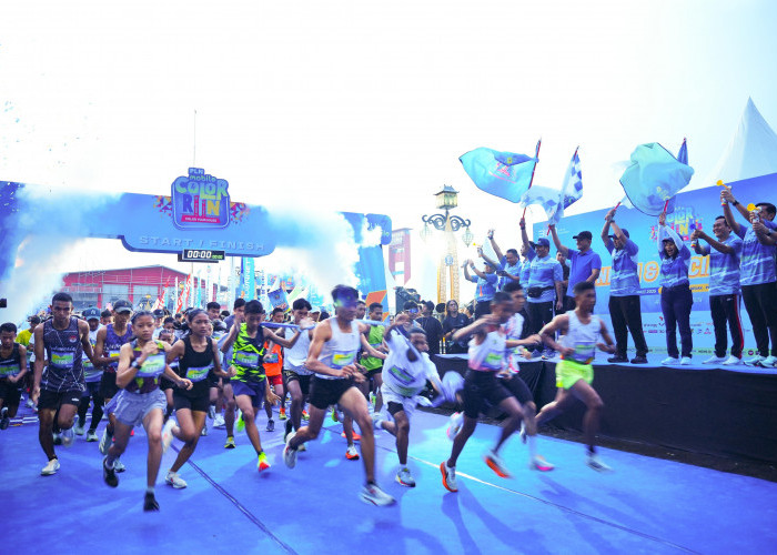 2500 Peserta PLN Mobile Color Run Berhasil Ramaikan Benteng Kuto Besak