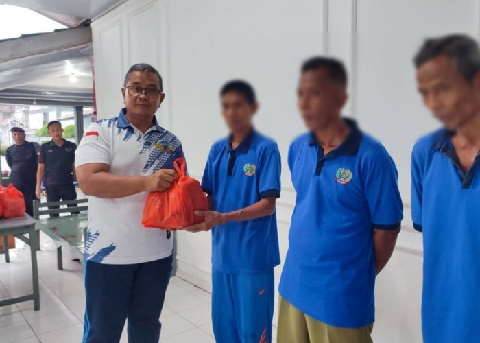 Lapas Lubuk Linggau Bagikan Baksos kepada Warga Binaan yang Jarang Dikunjungi