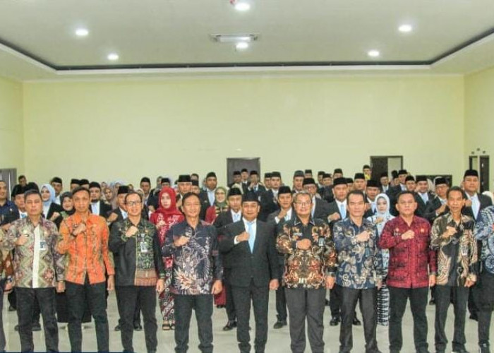 Penguatan Kepemimpinan, Lapas Narkotika Muara Beliti Laksanakan Pelantikan Pejabat