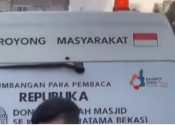 Ambulans dari Indonesia Angkut Korban Palestina, Ternyata Warga Bekasi yang Mengirimkan