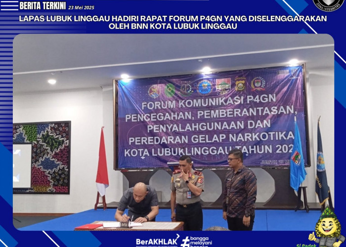 Lapas Lubuklinggau Dukung Forum P4GN BNN Kota: Perangi Narkoba dari Dalam dan Luar Lembaga