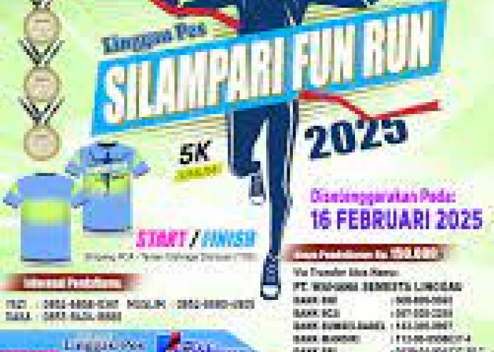 Silampari Fun Run 2025: Semarak Perayaan HUT Linggau Pos ke-24