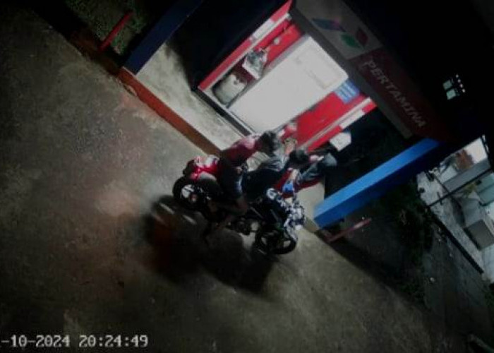 Viral! Dua Pria kabur Setelah Isi BBM di Pertashop Jogo Boyo Lubuklinggau, Tak Bayar Terekam CCTV