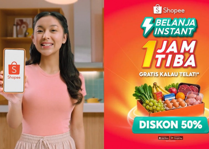 Butuh Belanja Cepat? Shopee Kini Hadirkan Layanan Belanja Instant 1 Jam Tiba dengan Diskon 50%