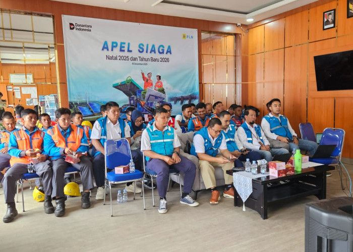 PLN UP3 Lubuklinggau Gelar Apel Siaga Nataru, Pastikan Keandalan Pasokan Listrik Akhir Tahun
