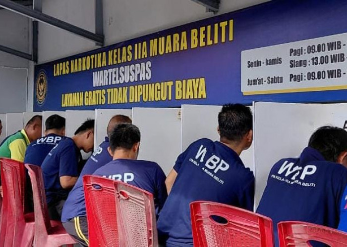 Wartelsuspas Humanis dan Terawasi, Lapas Narkotika Kelas IIA Muara Beliti Pastikan Hak Komunikasi Warga Binaan