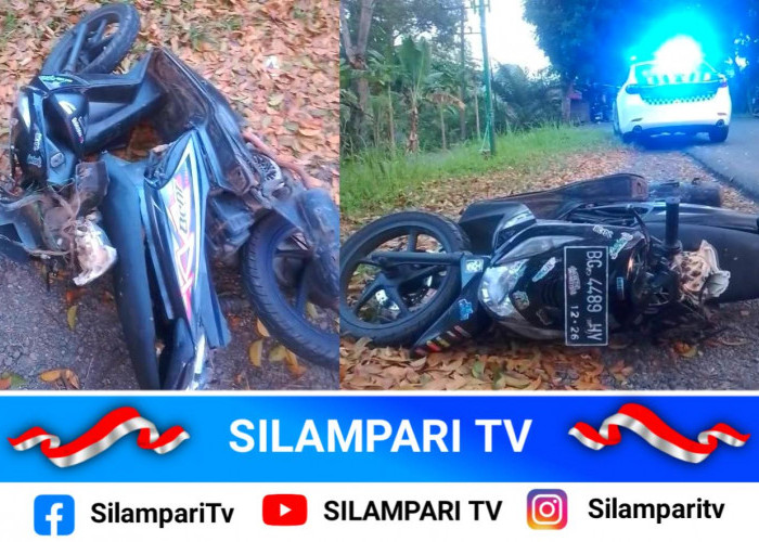 Berangkat Pagi, Ibu dan Dua Anak Kembar Terjatuh Usai Motor Bersenggolan dengan Bus di Lubuklinggau