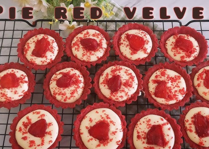 Resep Pie Red Velvet Sederhana, Camilan Elegan untuk Segala Acara