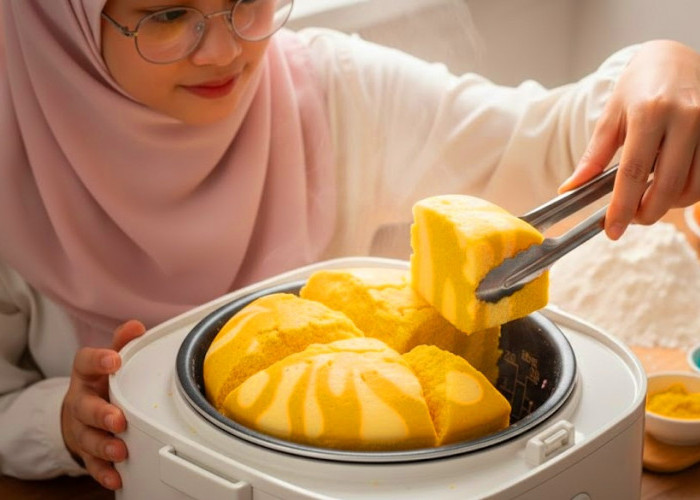 Anti Gagal! Cara Membuat Bolu Kukus Lembut Pakai Magic Com, Pemula Pasti Bisa