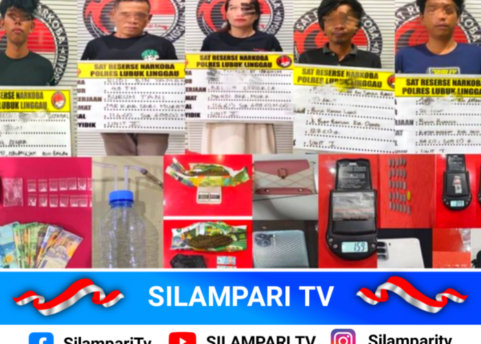 Polres Lubuklinggau Berhasil Ungkap 5 Kasus Narkoba, Libatkan Kurir Wanita dan Anak Berhadapan dengan Hukum