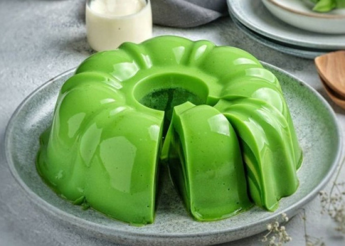 Resep Puding Santan Pandan, Manisnya Pas, Creamy dan Buatnya Gampang Banget