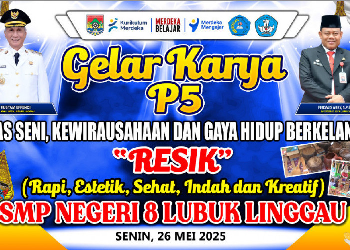 SMP Negeri 8 Lubuklinggau Gelar Karya P5 Bertema 