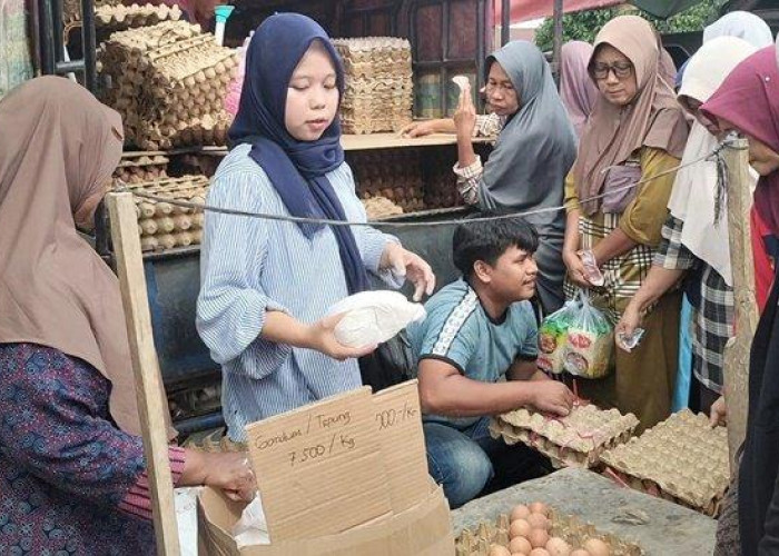 Operasi Pasar Murah di Musi Rawas Disambut Antusias, Telur Jadi Komoditas Paling Diburu