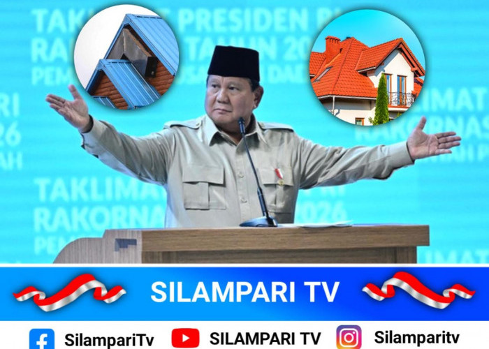 Prabowo Ingin Indonesia Bebas Atap Seng Lewat Gentengisasi Nasional