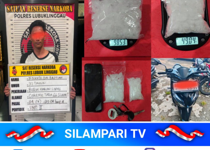 Aksi Irnando Berakhir! Pengedar Sabu yang Lama Diburu Polisi Ditangkap di Lubuklinggau