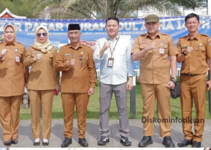 Bazar Pasar Murah!  Bank Sumsel Babel Lubuk Linggau Sediakan 1.000 Kupon Belanja Potongan Harga Sembako