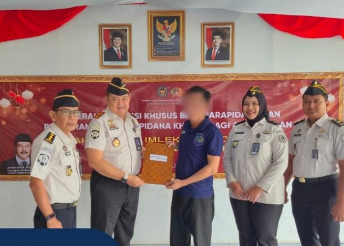 Sambut Tahun Baru Imlek, Lapas Narkotika Muara Beliti Berikan Remisi Khusus kepada WBP