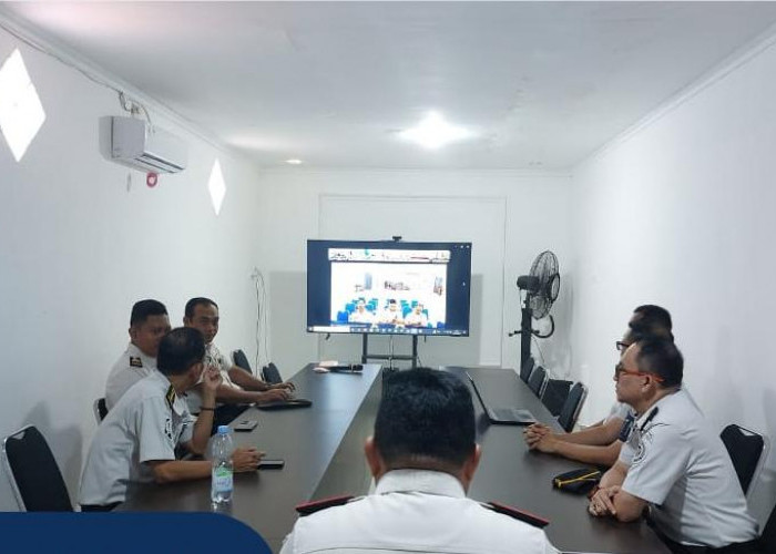 Tingkatkan Administrasi Bama, Lapas Narkotika Muara Beliti Hadiri Rapat Virtual Secara Aktif