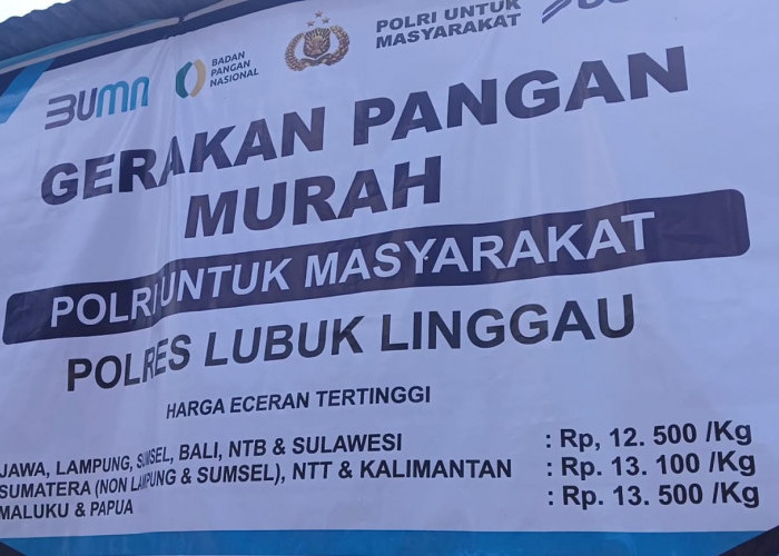 Polres Lubuklinggau Gelar Bazar Pasar Murah dalam Program 