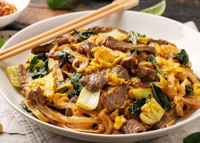 Resep Kwetiau Daging dan Bokchoy yang Gurih Mulur untuk Makan Malam