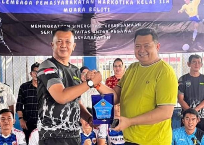 Ajang Silaturahmi, Pertandingan Olahraga Antar Pegawai Lapas Narkotika Muara Beliti dan Lapas Kelas IIA Curup