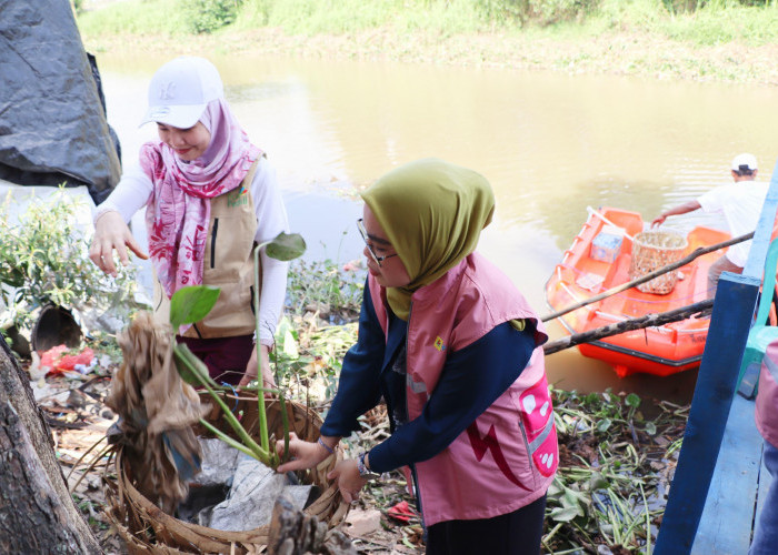 PLN UID S2JB dan Yayasan Qur’anic Farm Gaungkan Gerakan Zero Waste: Bersihkan Sungai, Tanam Kesadaran
