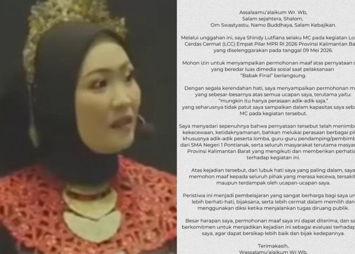 Moderator (MC) Lomba Cerdas Cermat Empat Pilar MPR RI 2026 Akhirnya Minta Maaf Usai Viral dan Dikecam Netizen