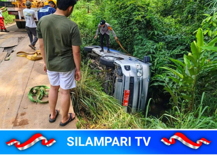 Detik-detik Mobil TVRI Masuk Jurang di Musi Rawas, 9 Penumpang Selamat